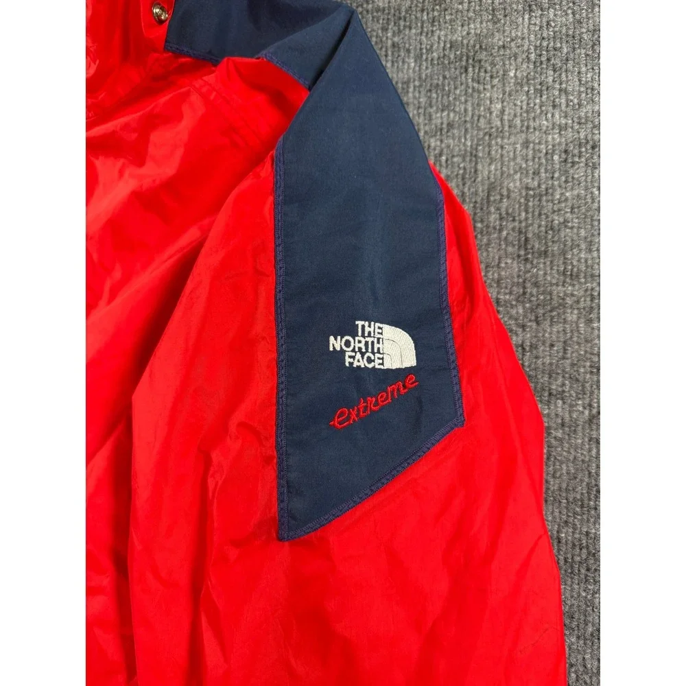 Vintage The North Face Extreme Windbreaker Mens XL Red Navy Blue Colorblock‎ USA